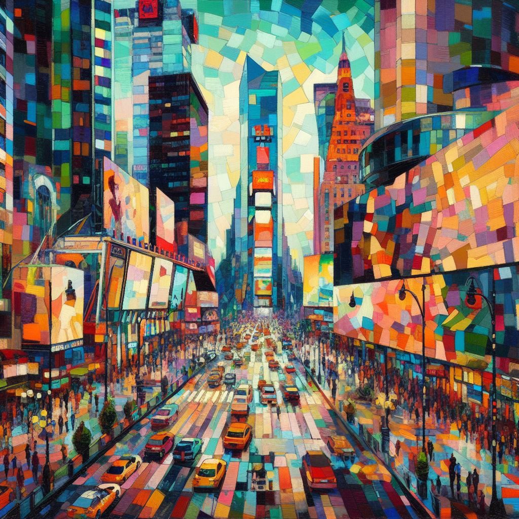 Orphism, Times Square, thin prompt
