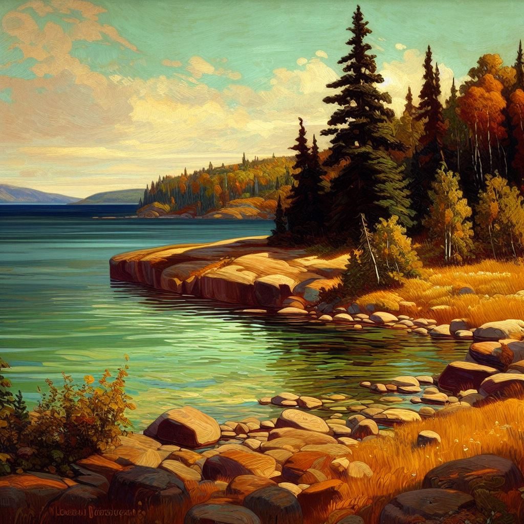 Primitivism, Lake Kenogamissi, thin prompt