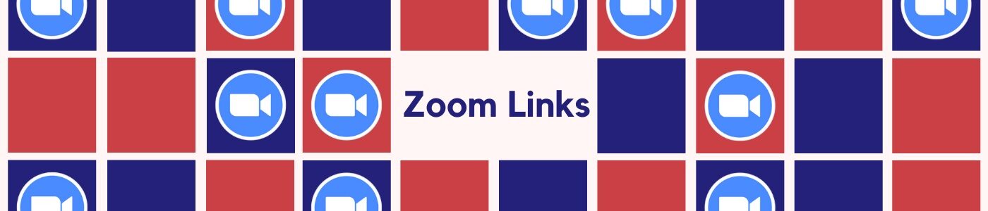 The zoom logo against a pink and purple background