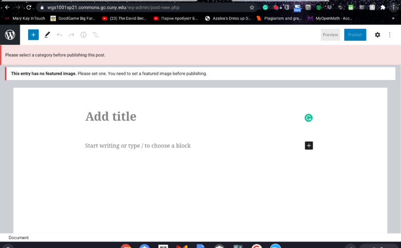 How to write a post: