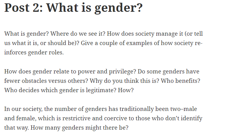 What is gender?