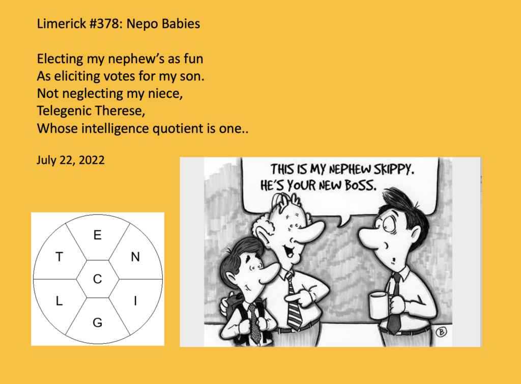 Spelling Bee Limericks