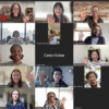 Colleagues at Hunter wave from their Zoom boxes at our Lunchtime Seminar "What I Wish I Had Known Before I Started Teaching at Hunter" on Aug 21, 2025.