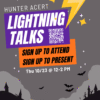 Calling for Fall 2025 ACERT Lightning Talks! Deadline Oct 20, 2025