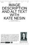 Image Description and Alt Text with Kate Nesin