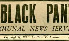 The Black Panther Intercommunal News Service. Saturday, April 3, 1971