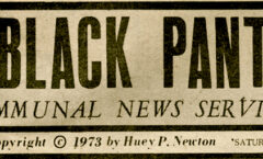 The Black Panther Intercommunal News Service. Saturday, March 31, 1973