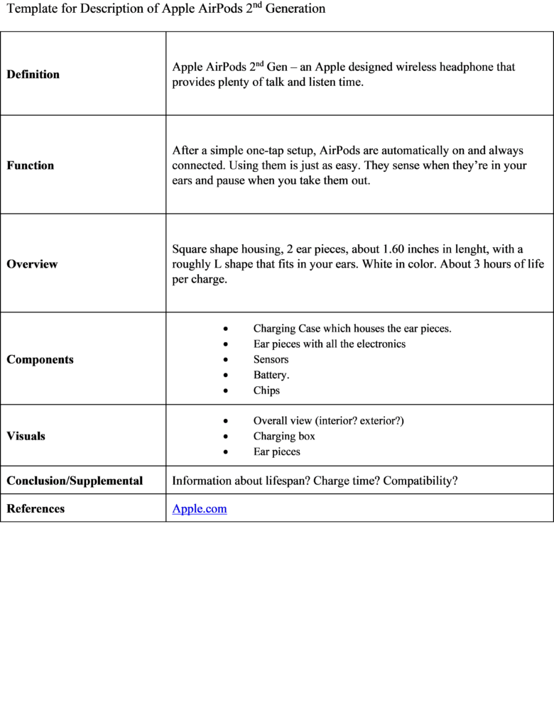 Technical Description Template – Fraylin Sanchez’s Academic Portfolio