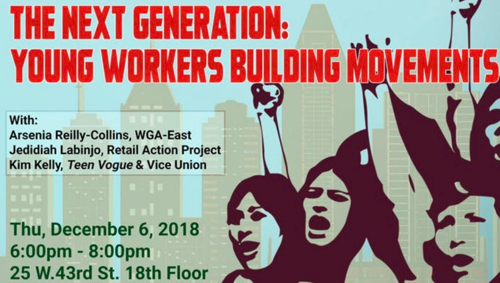 Event: The Next Generation: Young Workers Building Movements (12/6 ...