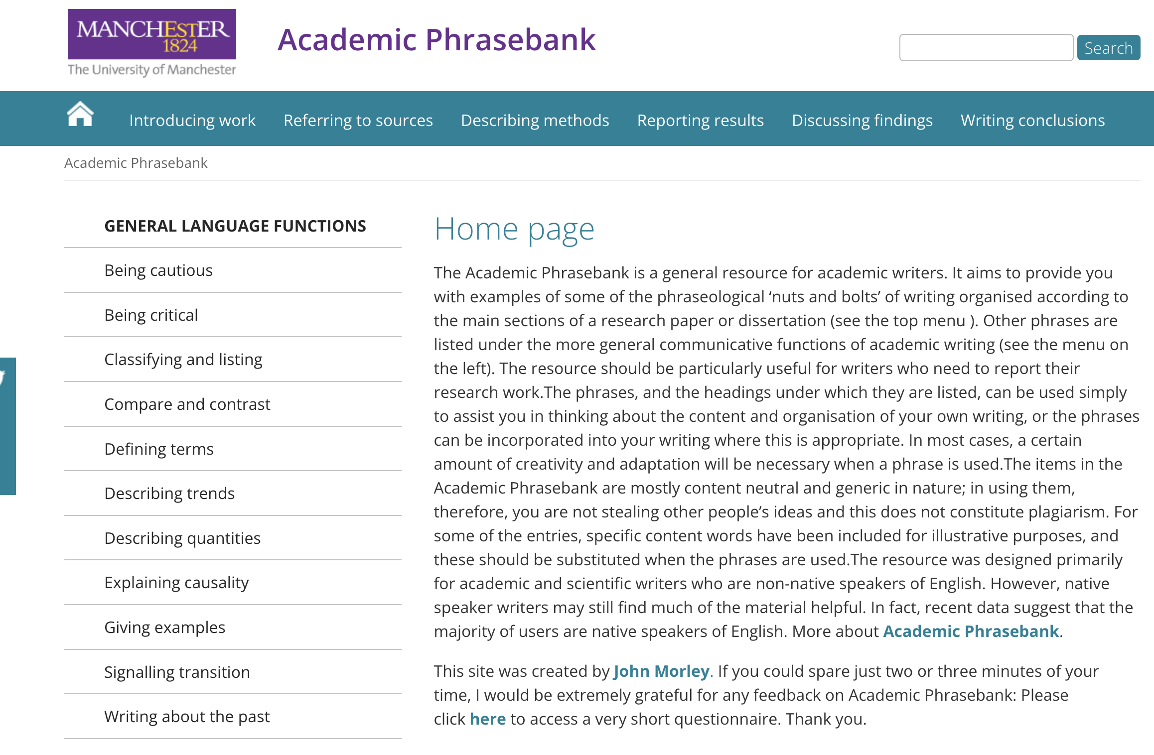 Review: Academic Phrasebank