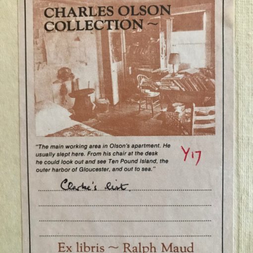 bookplate of ralph maud