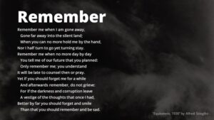 Poem Remember