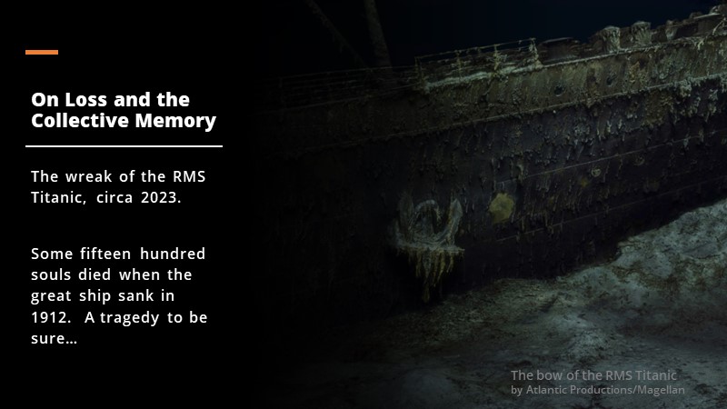 Ephemeral Memory Slide Titanic