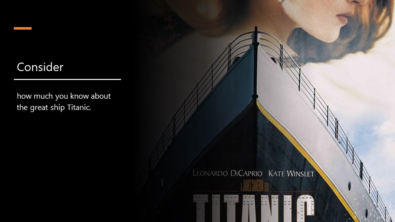 Ephemeral Memory Titanic Movie