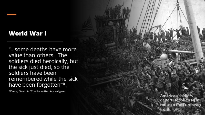 WWI Troops Depart
