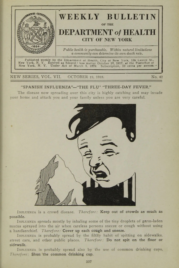 Weekly Bulletin DoH 1918