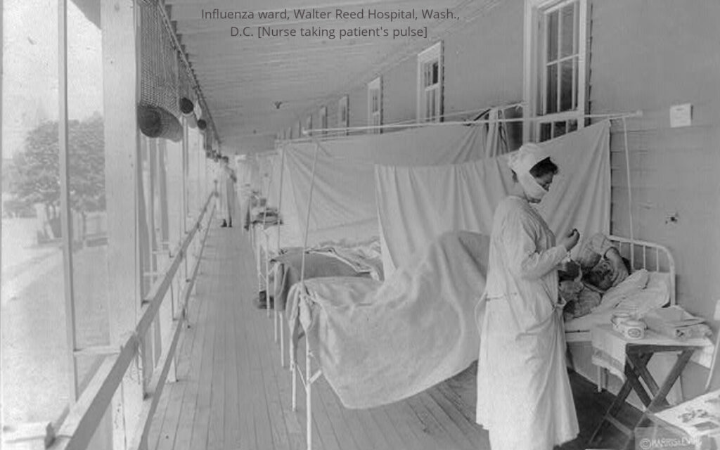 Influenza ward, Walter Reed Hospita