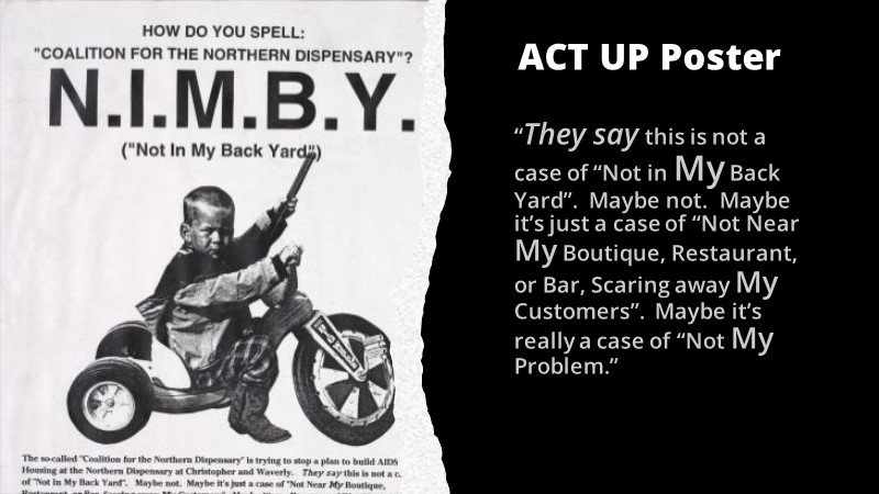 ACT UP N.I.M.B.Y. Poster