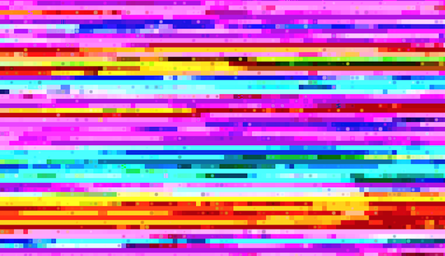 Distorted image of institutional logo