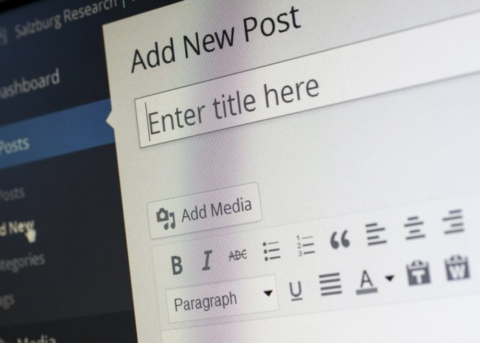 WordPress screenshot