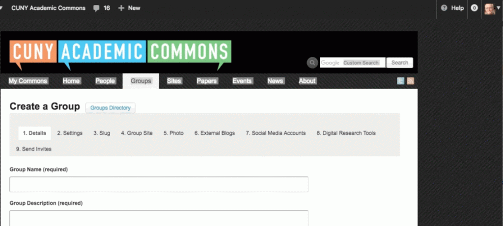 Creating A Group Help Support