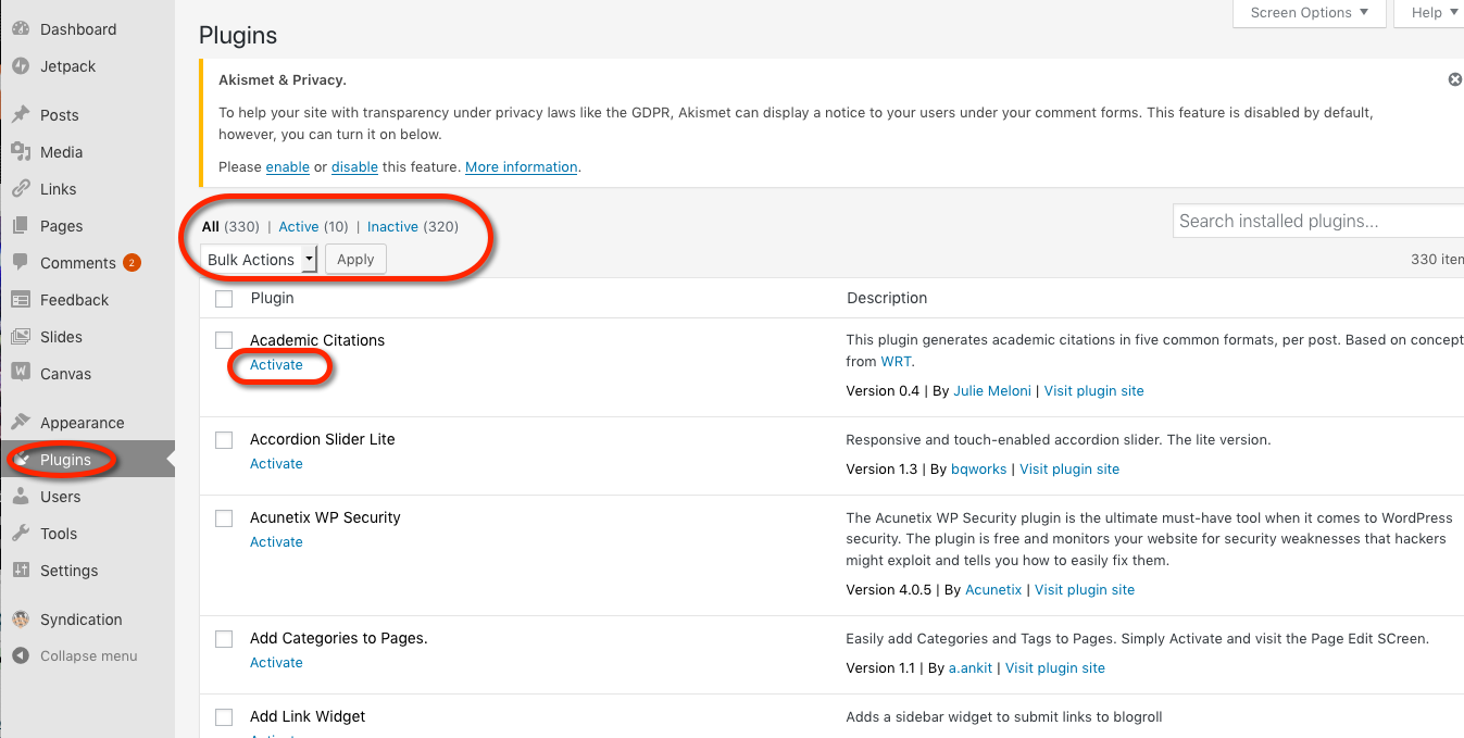 WordPress Plugins - Help & Support