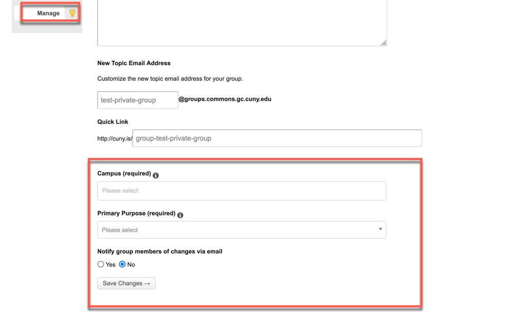 how to add metadata to a group