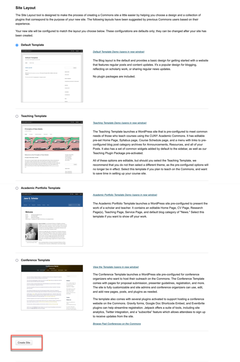 How To Create Or Clone A Site - Help & Support