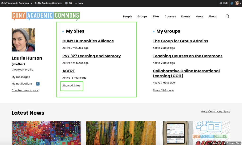 My sites