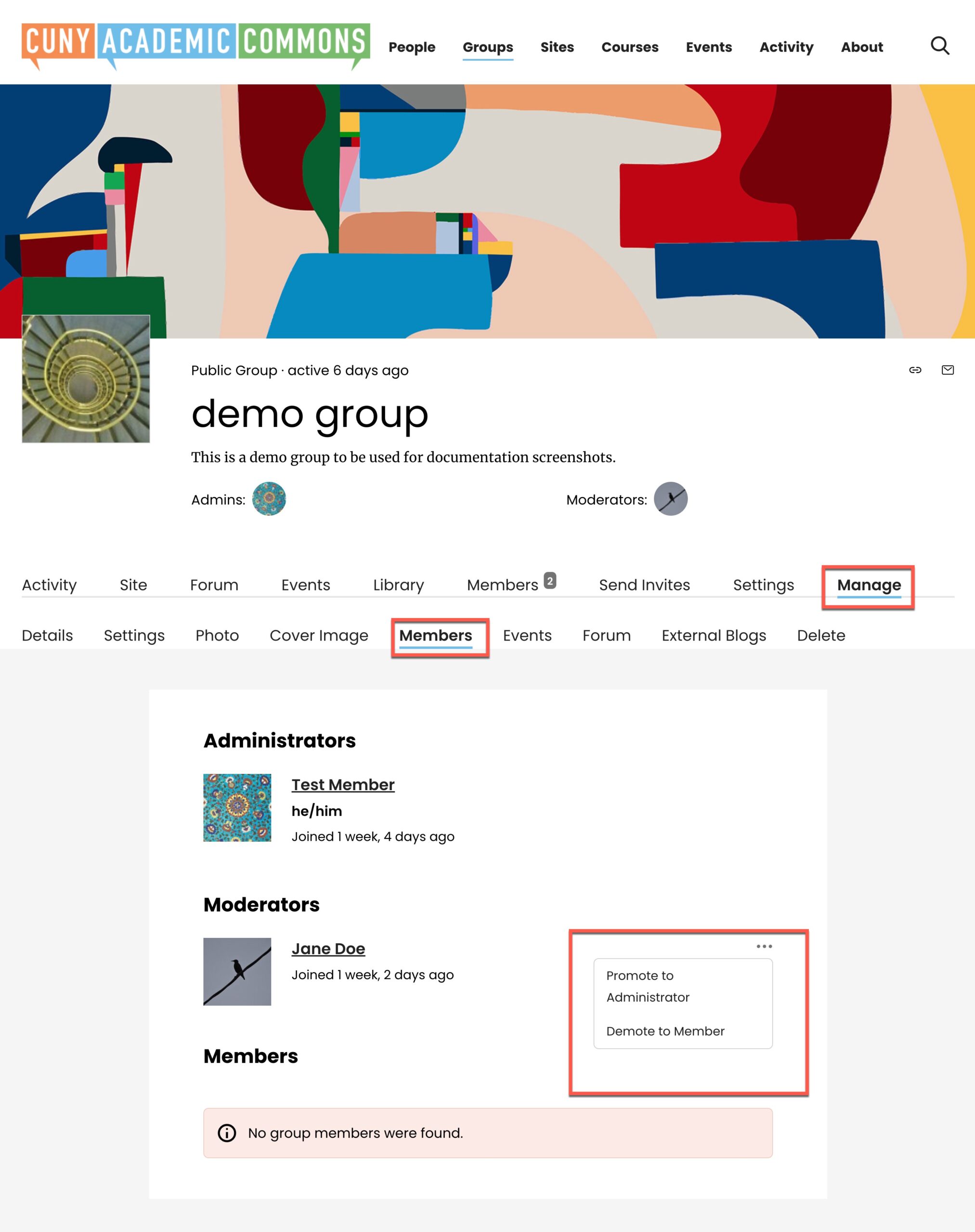 manage group membership