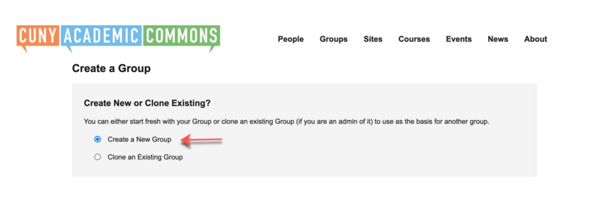 create a group - Help & Support