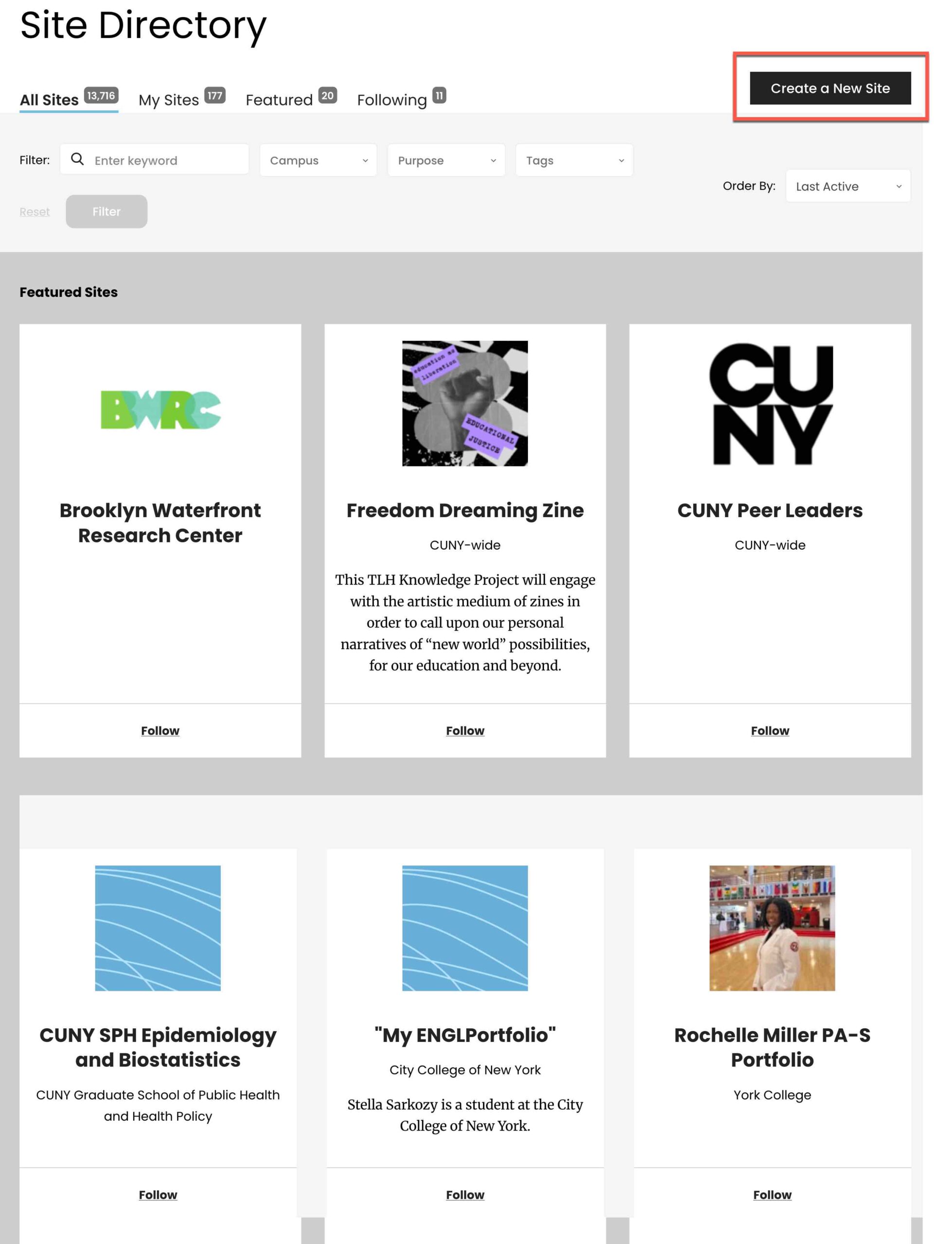 create a site