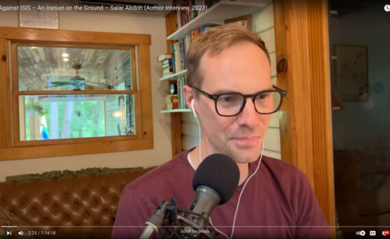 AJ Woodhams interviewed Prof. Salar Abdoh on his War Books Podcast