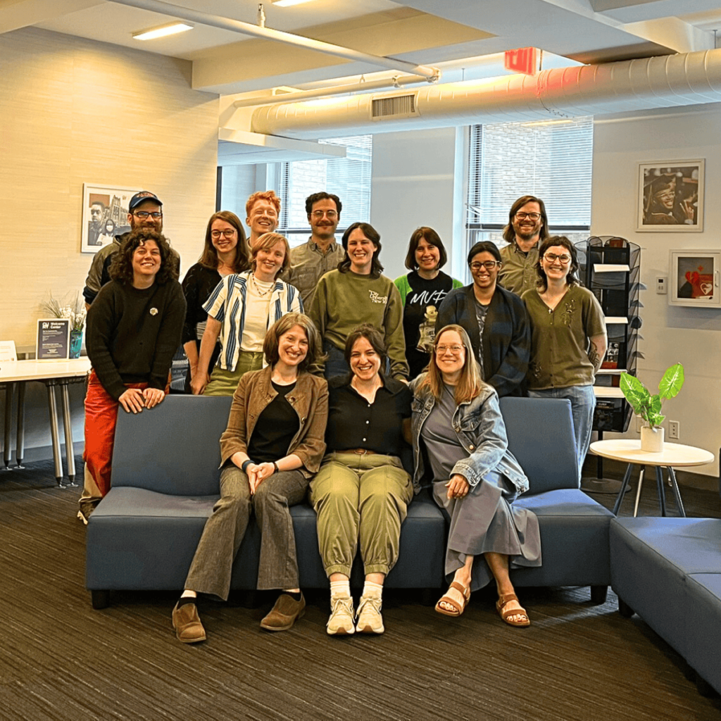 Natalie with the Cultivating Archives & Institutional Memory Project team, May 2025.