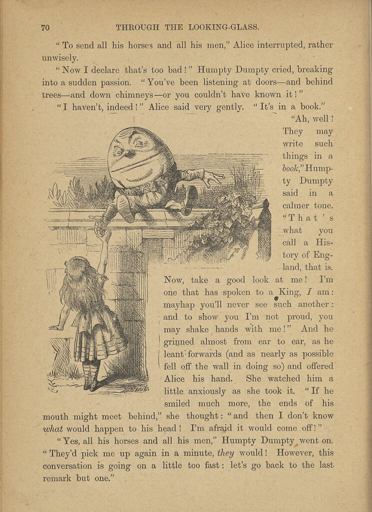 text with humpty dumpty