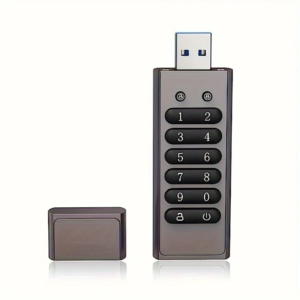 Figure 8. Image of an encrypted 32GB USB 3.0 flash drive with pin pad.