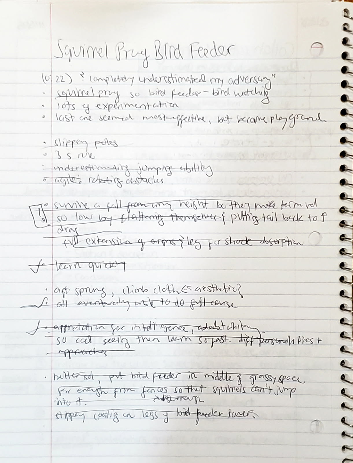 One page of quick notes on a video for a discussion post.
