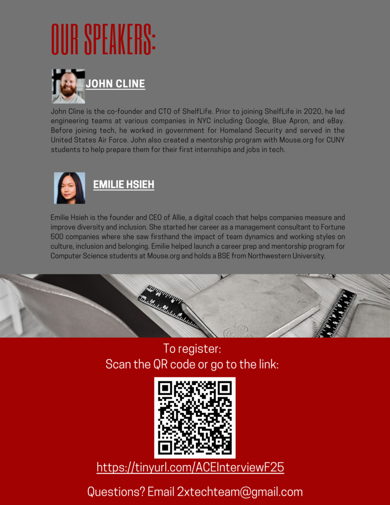 Ace the Interview Workshop event flyer second page.