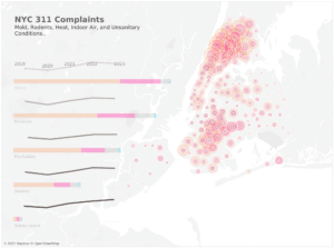 Data Visualization of 311 Data