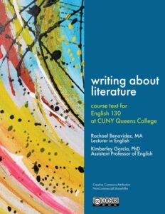 The cover of the textbook featuring a splatter paint design.
