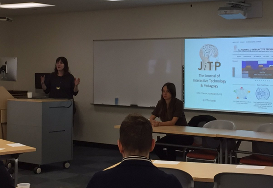 ACERT presentation at Hunter College. Photo Credit: Jessie Daniels @JessieNYC