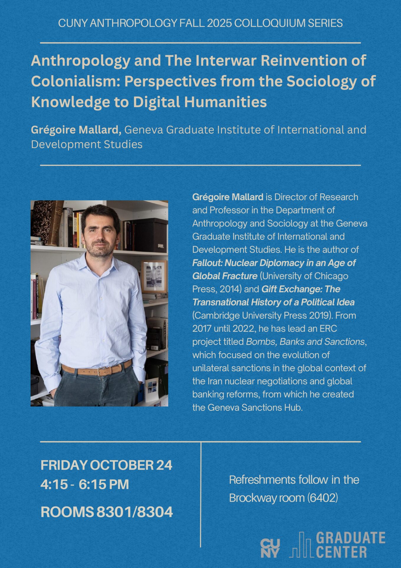 Colloq: Grégoire Mallard