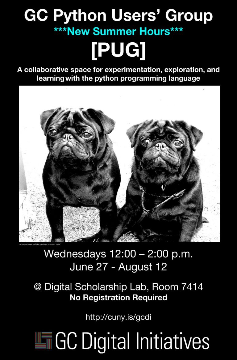 New Python Users’ Group (PUG) Office Hours – Digital Initiatives at the ...