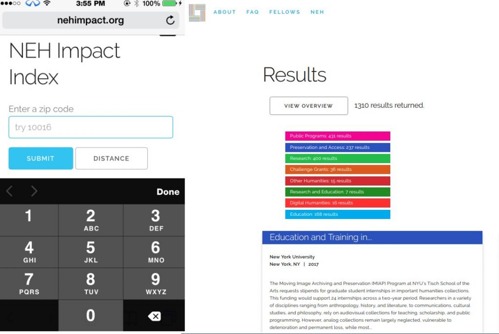 Neh Digitization Exploring the local impact of the NEH – NEH Impact Index | GC Digital ...