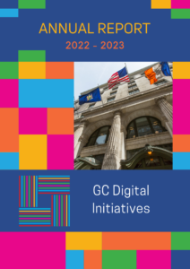 Cover. 2022-2023 Annual Report. GC Digital Iniatives.