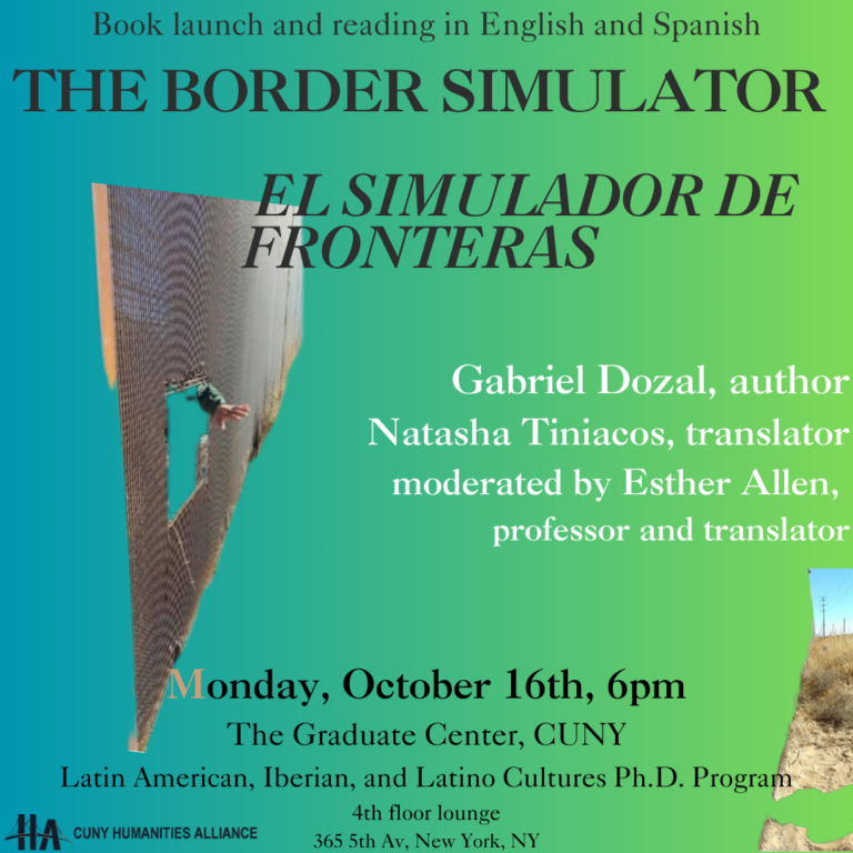 Book Launch: The Border Simulator