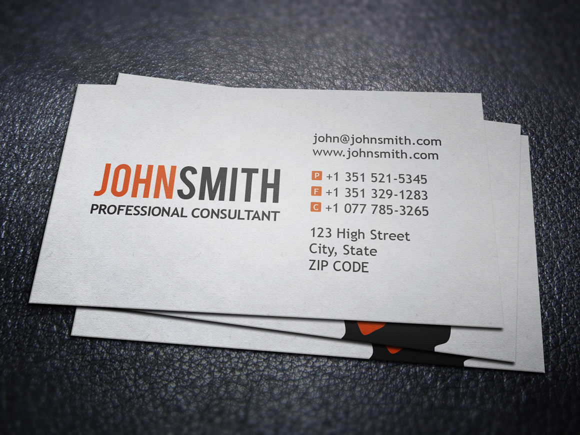 Professional Executive Business Card Business Card Templates on Creative Market