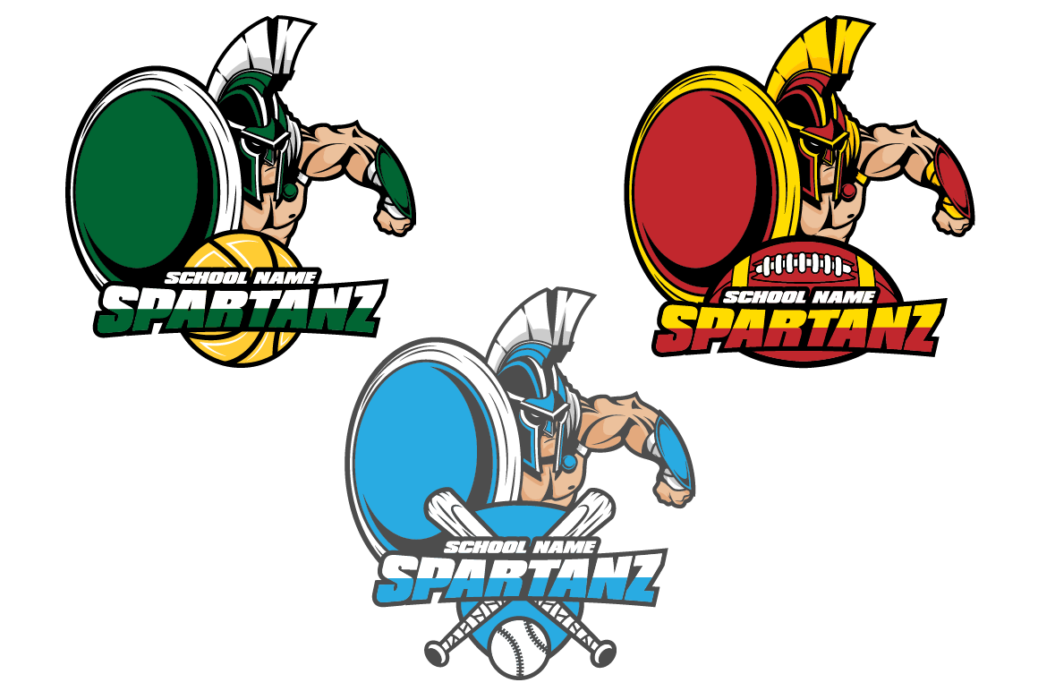 Spartan Mascot Stock Vector ~ Graphics on Creative Market