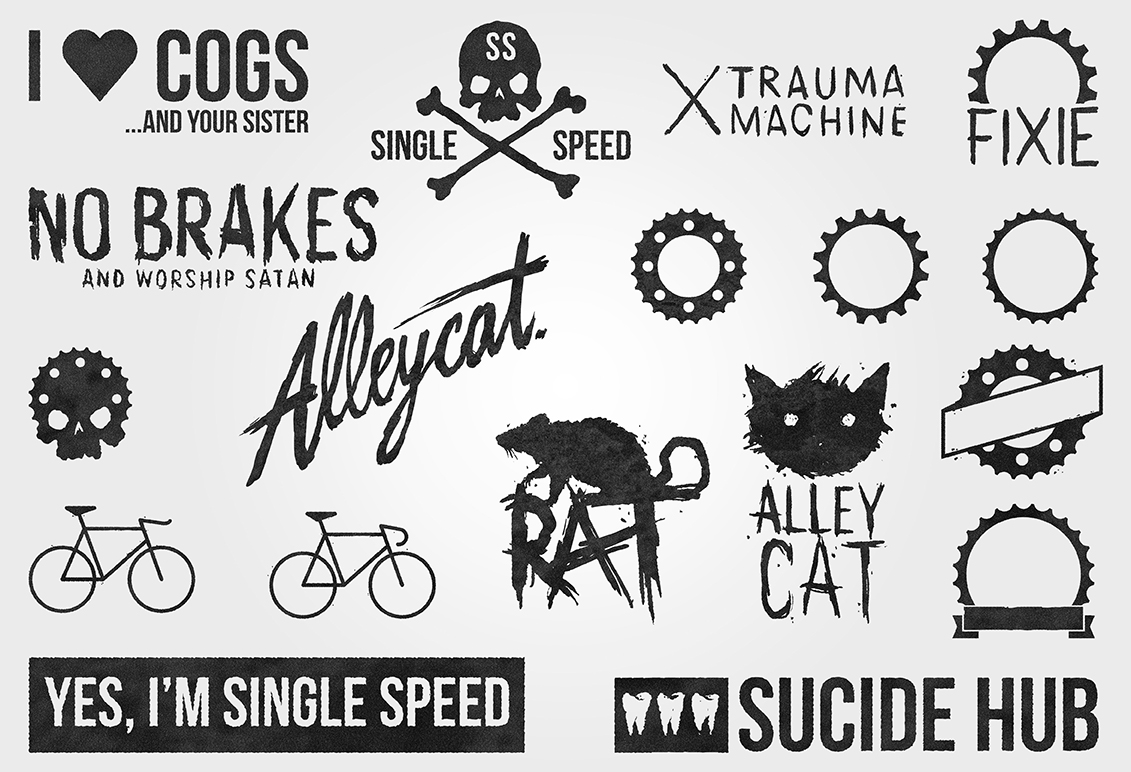 Bicycle Vector Stickers and Badges Graphics on Creative Market