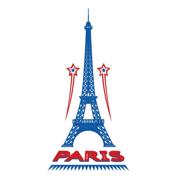 Paris France retro city logo ~ Icons on Creative Market